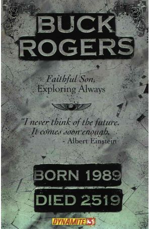 Buck Rogers (Dynamite) 3A published by Dynamite with cover art by John Cassaday