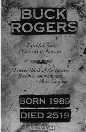 Buck Rogers (Dynamite) 3C published by Dynamite with cover art by John Cassaday
