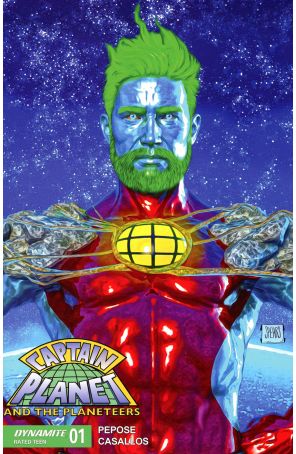 Captain Planet and the Planeteers (Dynamite) 1A published by Dynamite with cover art by Mark Spears