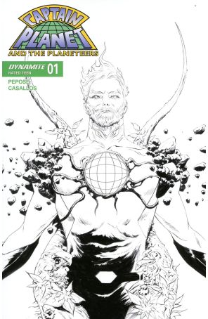 Captain Planet and the Planeteers (Dynamite) 1L published by Dynamite with cover art by Jae Lee