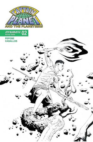 Captain Planet and the Planeteers (Dynamite) 2G published by Dynamite with cover art by Jae Lee