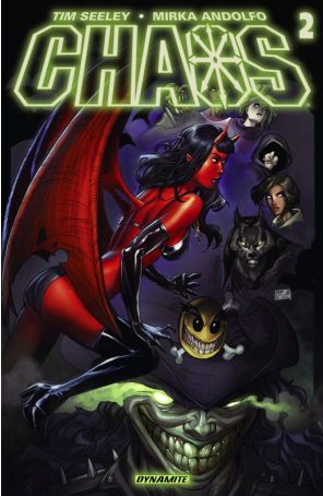 Chaos 2B published by Dynamite with cover art by Nei Ruffino