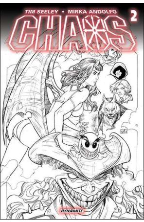 Chaos 2E published by Dynamite with cover art by Nei Ruffino