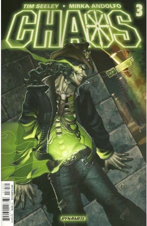 Chaos 3B published by Dynamite with cover art by Nei Ruffino