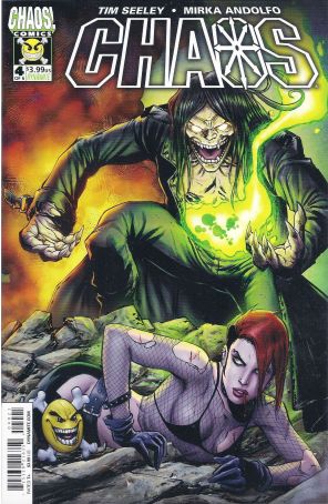 Chaos 4A published by Dynamite with cover art by Tim Seeley