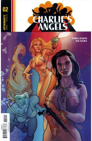 Charlie's Angels 2A published by Dynamite with cover art by Stéphane Roux