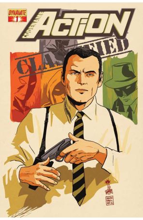 Codename Action 1E published by Dynamite with cover art by Francesco Francavilla