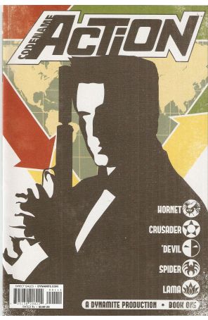 Codename Action 1F published by Dynamite with cover art by Jason Ullmeyer