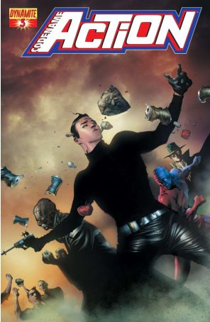 Codename Action 3A published by Dynamite with cover art by Jae Lee