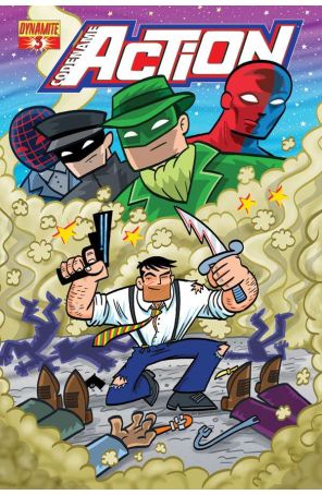 Codename Action 3D published by Dynamite with cover art by Art Baltazar
