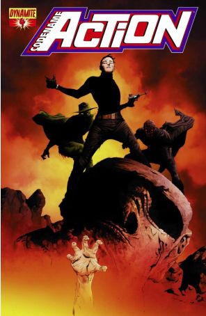 Codename Action 4A published by Dynamite with cover art by Jae Lee