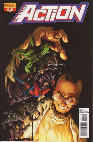 Codename Action 4B published by Dynamite with cover art by Jonathan Lau