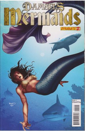 Damsels: Mermaids (Vol. 1) 2 published by Dynamite with cover art by Paul Renaud