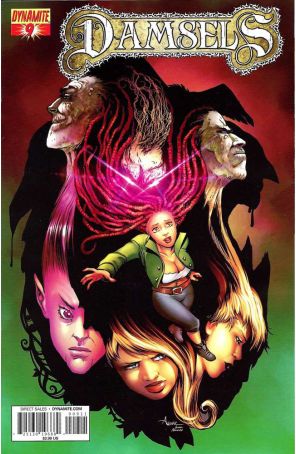 Damsels 9A published by Dynamite with cover art by Chris Eliopoulos