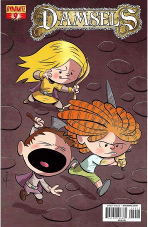 Damsels 9B published by Dynamite with cover art by Chris Eliopoulos