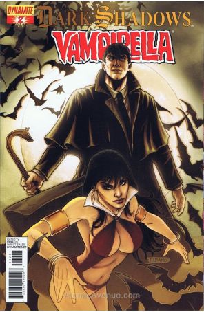 Dark Shadows/Vampirella (Vol. 1) 2 published by Dynamite with cover art by Fabiano Neves