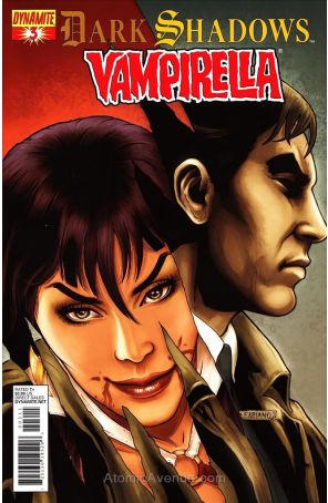 Dark Shadows/Vampirella (Vol. 1) 3 published by Dynamite with cover art by Fabiano Neves