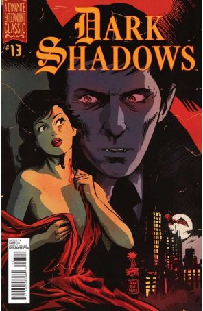 Dark Shadows 13 published by Dynamite with cover art by Francesco Francavilla
