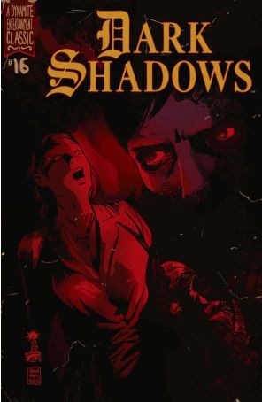 Dark Shadows 16 published by Dynamite with cover art by Francesco Francavilla