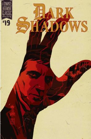 Dark Shadows 19 published by Dynamite with cover art by Francesco Francavilla