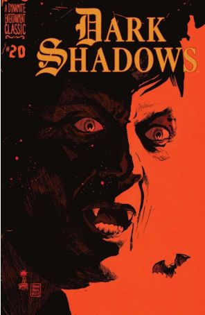 Dark Shadows 20 published by Dynamite with cover art by Francesco Francavilla