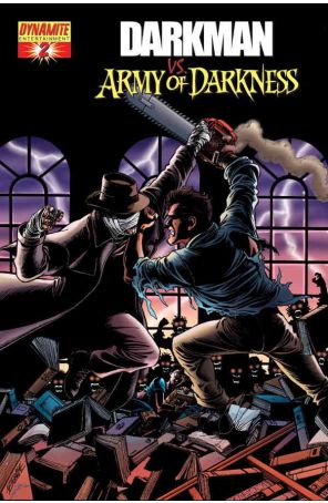 Darkman vs. the Army of Darkness 2A published by Dynamite with cover art by George Pérez