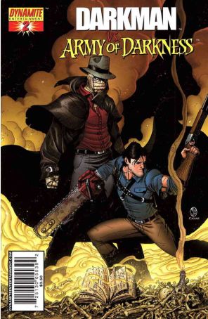 Darkman vs. the Army of Darkness 2B published by Dynamite with cover art by Nick Bradshaw