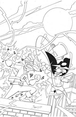 Darkwing Duck (Dynamite, 2nd Series) 1Z published by Dynamite with cover art by Mark Bagley