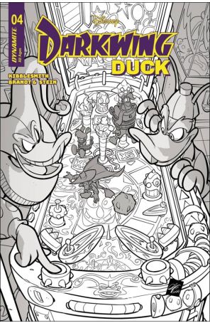 Darkwing Duck (Dynamite, 2nd Series) 4H published by Dynamite with cover art by Ciro Cangialosi