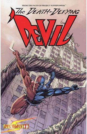The Death-Defying Devil 1C published by Dynamite with cover art by Edgar Salazar