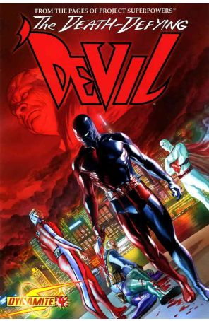 The Death-Defying Devil 4A published by Dynamite with cover art by Alex Ross