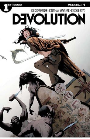 Devolution 1 (2nd) published by Dynamite with cover art by Jae Lee