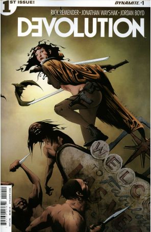 Devolution 1A published by Dynamite with cover art by Jae Lee