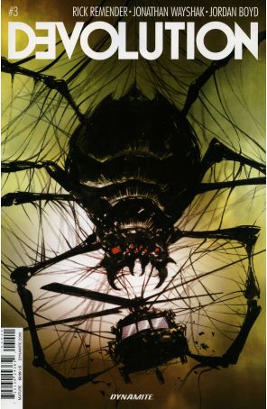 Devolution 3A published by Dynamite with cover art by Jae Lee