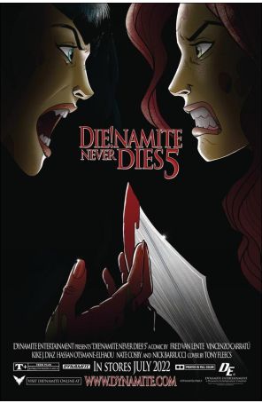 Die!Namite Never Dies! 5A published by Dynamite with cover art by Tony Fleecs