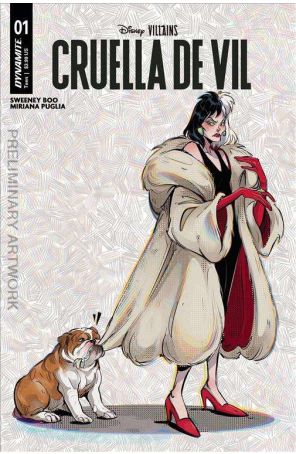 Disney Villains: Cruella de Vil 1C published by Dynamite with cover art by Gretel Lusky