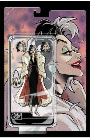 Disney Villains: Cruella de Vil 1F published by Dynamite with cover art by Miriana Puglia