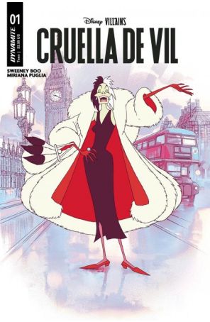 Disney Villains: Cruella de Vil 1N published by Dynamite with cover art by Joshua Middleton
