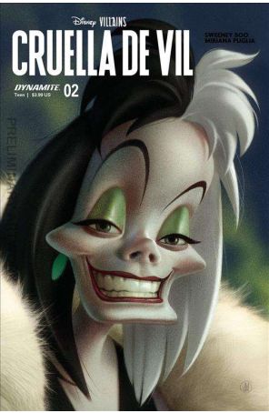 Disney Villains: Cruella de Vil 2A published by Dynamite with cover art by Joshua Middleton