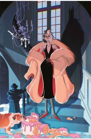 Disney Villains: Cruella de Vil 2E published by Dynamite with cover art by Sweeney Boo