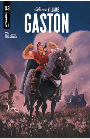 Disney Villains: Gaston 3A published by Dynamite with cover art by Alessandro Ranaldi
