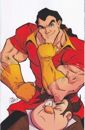 Disney Villains: Gaston 5E published by Dynamite with cover art by David Cousens