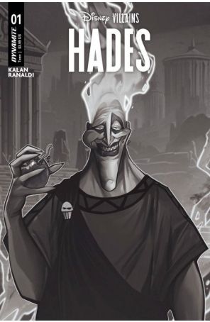 Disney Villains: Hades 1K published by Dynamite with cover art by Francesco Tomaselli