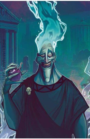 Disney Villains: Hades 1N published by Dynamite with cover art by Francesco Tomaselli