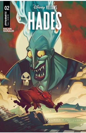 Disney Villains: Hades 2D published by Dynamite with cover art by Francesco Tomaselli