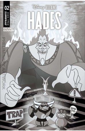 Disney Villains: Hades 2H published by Dynamite with cover art by Trish Forstner