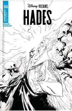Disney Villains: Hades 4F published by Dynamite with cover art by Jae Lee
