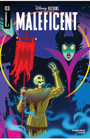 Disney Villains: Maleficent (2nd Series) 3A published by Dynamite with cover art by Paulina Ganucheau