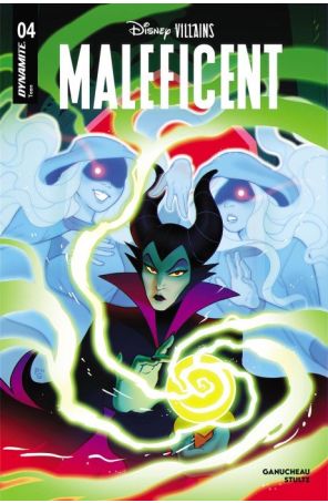 Disney Villains: Maleficent (2nd Series) 4A published by Dynamite with cover art by Paulina Ganucheau