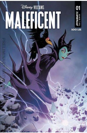 Disney Villains: Maleficent 1A published by Dynamite with cover art by Soo Lee